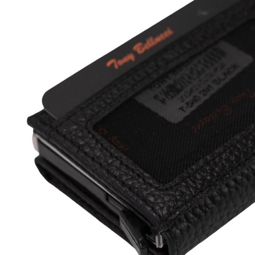 Візитниця-картхолдер шкіряна Tony Bellucci 580-281 чорна