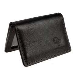 Обложка для документов кожаная Grande Pelle 221610 черная (айди карта, права)