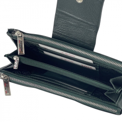 Кошелек женский кожаный Butun 507-004 009 темно-зеленый