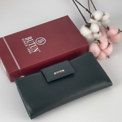 Кошелек женский кожаный Butun 507-004 009 темно-зеленый