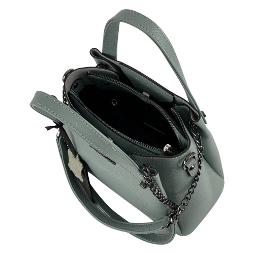 Сумка женская кожаная Tony Bellucci 0497-207 фисташковая