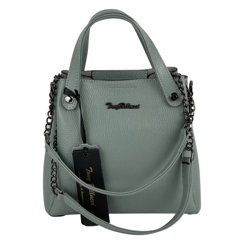 Сумка женская кожаная Tony Bellucci 0497-207 фисташковая