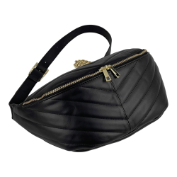 Сумка крос-боді жіноча шкіряна Genuine Leather 1035 чорна