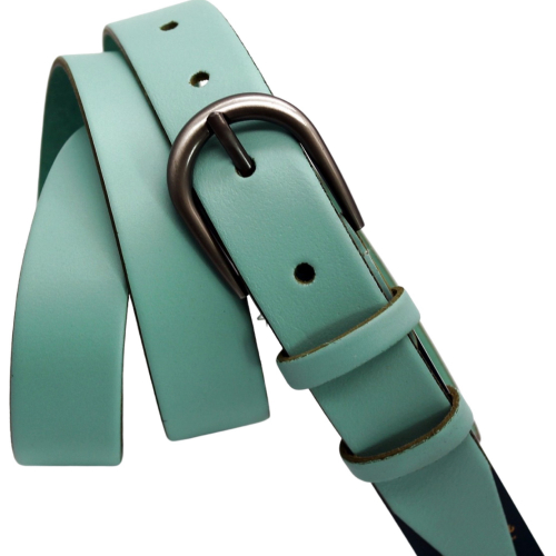 Ремень женский кожаный Кремень 05.30.00.94 мятный 125 см