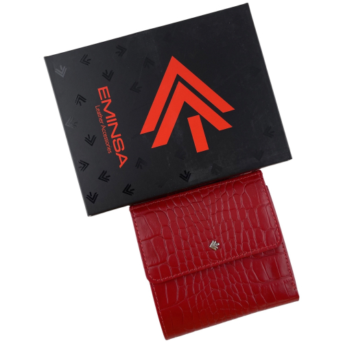 Кошелек женский кожаный Eminsa 2068 4-5 красный