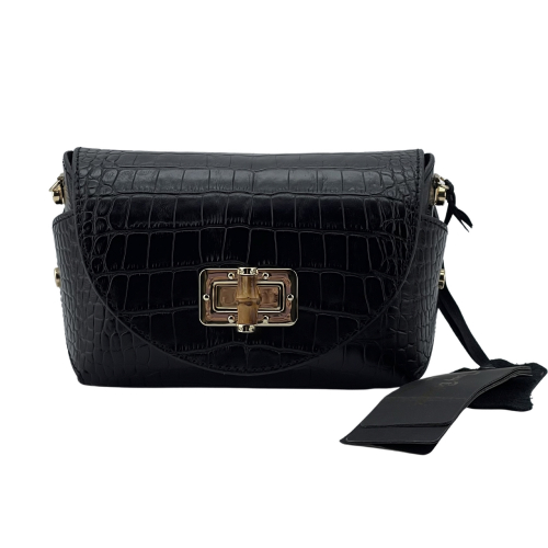 Сумка крос-боді жіноча шкіряна Tony Bellucci 0692-356 чорна