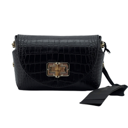 Сумка крос-боді жіноча шкіряна Tony Bellucci 0692-356 чорна