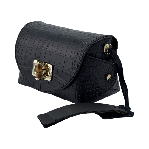 Сумка крос-боді жіноча шкіряна Tony Bellucci 0692-356 чорна