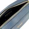 Сумка кросс-боди женская кожаная Enzo Nori EN1008-121 голубая