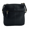 Сумка чоловіча шкіряна - месенджер Vittorio Safino VS 068 чорна