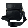 Сумка чоловіча шкіряна - месенджер Vittorio Safino VS 068 чорна