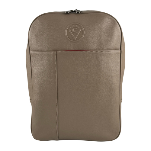 Рюкзак женский кожаный Vittorio Safino VS 040 бежевый Корсика