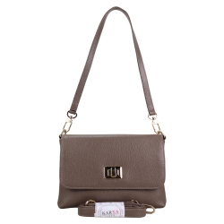 Сумка жіноча шкіряна Karya 5076-51 бежева