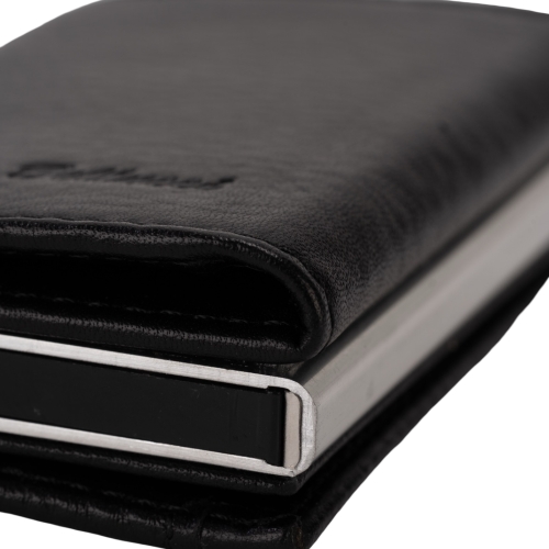 Візитниця-картхолдер шкіряна Tony Bellucci 580-1 чорна