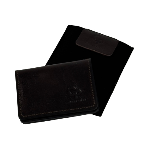 Обложка для документов кожаная Grande Pelle 221620 темно-коричневая (айди карта, права)