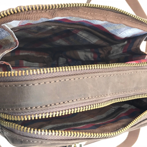 Сумка мужская кожаная Tony Bellucci T5154-04 коричневая