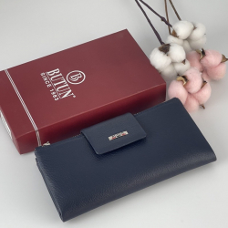 Кошелек женский кожаный Butun 507-004 034 темно-синий