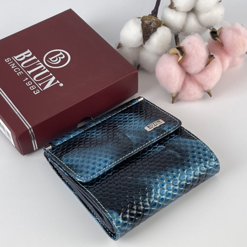 Кошелек женский кожаный Butun 590-014 013 лазурный