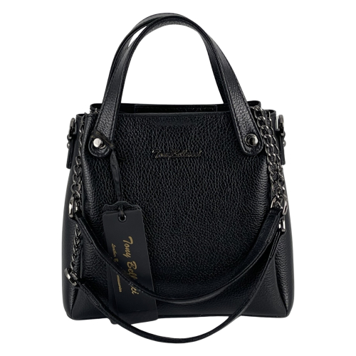 Сумка жіноча шкіряна Tony Bellucci 0497-281 чорна