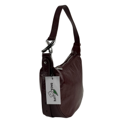 Сумка жіноча шкіряна лакована Bags4Life 55612 бордова