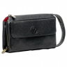 Клатч-барсетка чоловіча шкіряна Vittorio Safino VS 116 чорна Корсика