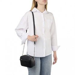 Сумка женская кожаная с замшевой вставкой Vito Torelli 1094 6003/1000 черная