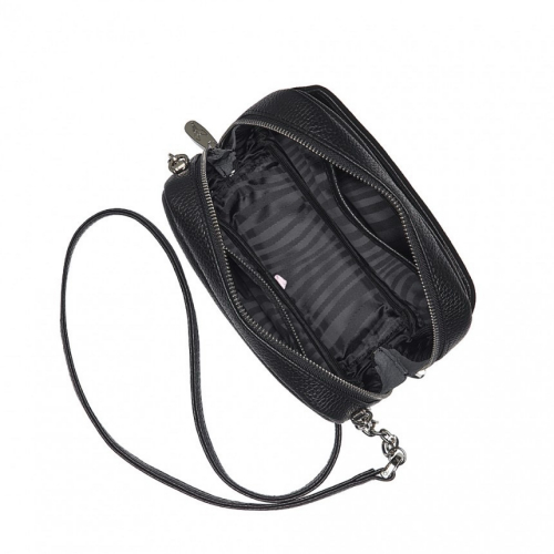 Сумка женская кожаная с замшевой вставкой Vito Torelli 1094 6003/1000 черная