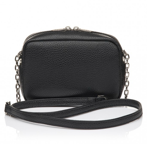 Сумка женская кожаная с замшевой вставкой Vito Torelli 1094 6003/1000 черная