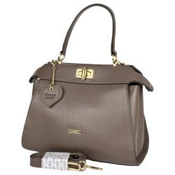 Сумка женская кожаная Karya 2571-51 бежевая