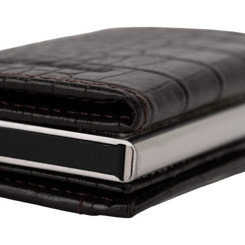 Візитниця-картхолдер шкіряна Tony Bellucci 580-355 темно-коричнева