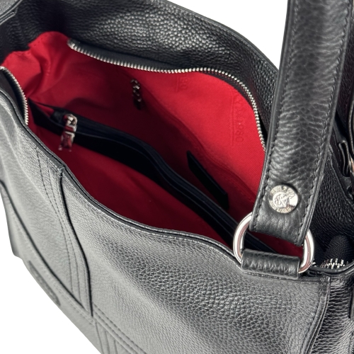 Сумка жіноча шкіряна Karya 2352-45 чорна