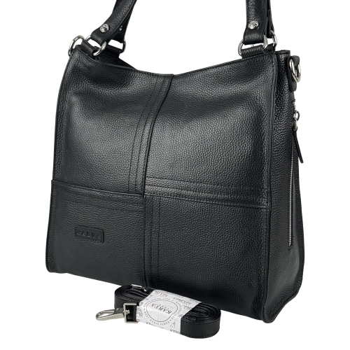 Сумка жіноча шкіряна Karya 2352-45 чорна