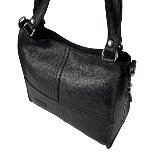 Сумка жіноча шкіряна Karya 2352-45 чорна