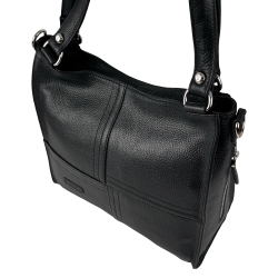 Сумка жіноча шкіряна Karya 2352-45 чорна