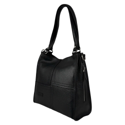 Сумка жіноча шкіряна Karya 2352-45 чорна