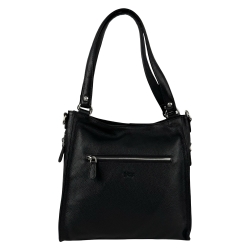 Сумка жіноча шкіряна Karya 2352-45 чорна