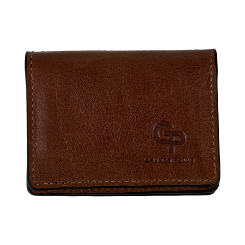 Обложка для документов кожаная Grande Pelle 221623 коричневая (айди карта, права)