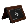 Обложка для документов кожаная Grande Pelle 221623 коричневая (айди карта, права)