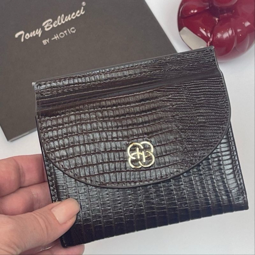 Кошелек женский кожаный Tony Bellucci 869-903 темно-коричневый