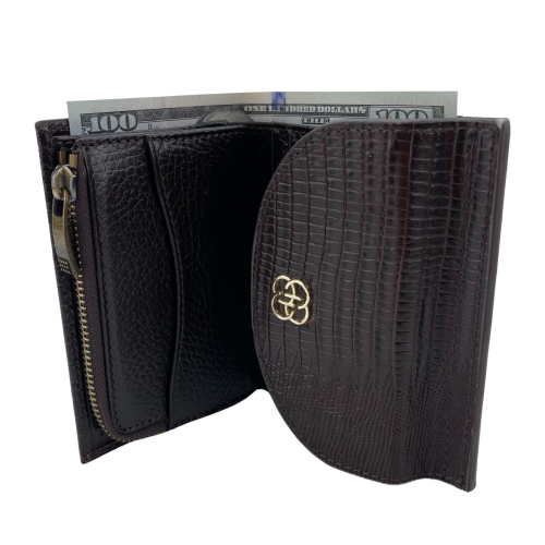 Кошелек женский кожаный Tony Bellucci 869-903 темно-коричневый