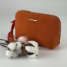 Косметичка жіноча замшева Eminsa 2071 помаранчева