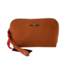 Косметичка жіноча замшева Eminsa 2071 помаранчева