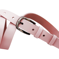 Ремінь жіночий шкіряний Кремінь 05.25.00.70 пудра 125 см