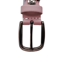 Ремінь жіночий шкіряний Кремінь 05.25.00.70 пудра 125 см