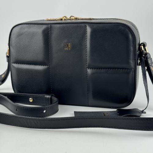 Сумка крос-боді жіноча шкіряна Enzo Nori EN1051-S1 чорна