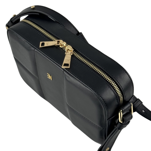 Сумка крос-боді жіноча шкіряна Enzo Nori EN1051-S1 чорна