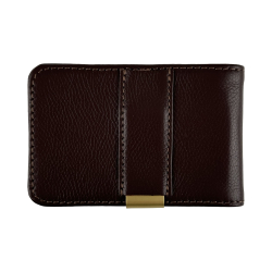 Гаманець-затиск для купюр чоловічий шкіряний Vittorio Safino K 32 коричневий