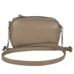 Сумка жіноча шкіряна із замшевою вставкою Vito Torelli 1094 6019/1075 бежева