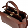 Сумка женская кожаная Karya 2571-615 коричневая