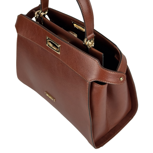 Сумка женская кожаная Karya 2571-615 коричневая